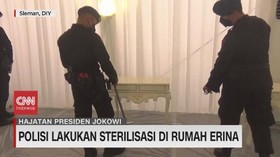 VIDEO: Polisi Lakukan Sterilisasi di Rumah Erina