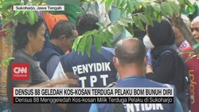 VIDEO: Densus 88 Geledah Kos-kosan Terduga Pelaku Bom Bunh Diri