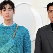 Gaya Sehun EXO dan Cha Eun Woo ASTRO saat Menghadiri Dior Men Fall 2023!