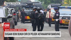 VIDEO: Situasi Terkini Polsek Astanaanyar Pasca Ledakan