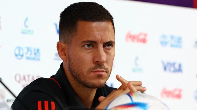 Eden Hazard Umumkan Pensiun dari Timnas Belgia Eden Hazard resmi mengumumkan pensiun dari tim nasional setelah Belgia gagal di Piala Dunia 2022, Rabu (7/12).