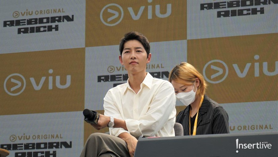 Song Joong Ki di konferensi pers drama Korea Reborn Rich