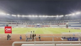 VIDEO: Stadion Jatidiri Kebanjiran Pertandingan Liga 1
