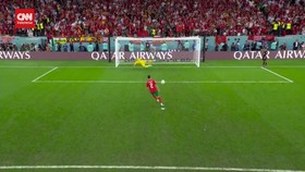 VIDEO: Bounou Buat Spanyol Keok, Maroko ke Perempat Final
