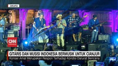 VIDEO: Gitaris dan Musisi Indonesia Bermusik Untuk Cianjur