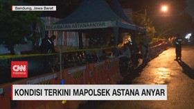 VIDEO: Kondisi Mapolsek Astanaanyar Pascaledakan