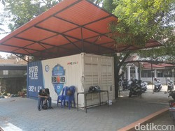 Kontainer Makassar Recover Ditempatkan di Halaman Sekolah, Tak Ada Petugas