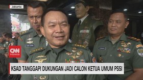 VIDEO: KSAD Tanggapi Dukungan Jadi Calon Ketua Umum PSSI