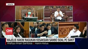 VIDEO: Majelis Hakim Ragukan Kesaksian Sambo Soal PC Sakit