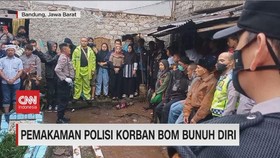 VIDEO: Pemakaman Polisi Korban Bom Bunuh Diri