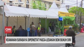 VIDEO: Keamanan Surabaya Diperketat Pasca-Ledakan Bom Bunuh Diri