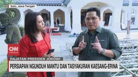 VIDEO: Erick Tohir Jelaskan Persiapan Pernikahan Kaesang-Erina di Solo