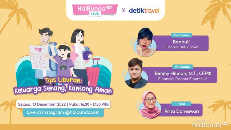 HaiBunda Live Tips Liburan Keluarga