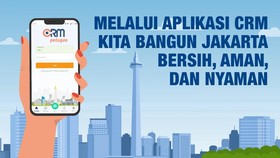 INFOGRAFIS: Membangun Jakarta Bersih, Aman, Nyaman Lewat Aplikasi CRM