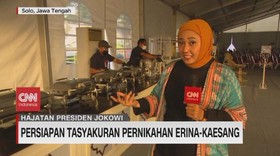 VIDEO: Persiapan Catering Pada Tasyakuran Pernikahan Erina-Kaesang
