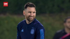 VIDEO: Messi Tersenyum, Argentina Kekuatan Penuh Lawan Belanda