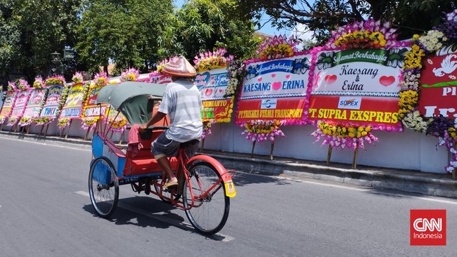 Becan dan Andong akan tetap dipakai untuk trasnportasi tamu pernikahan Kaesang Pangarep dan Erina Gudono di Solo.