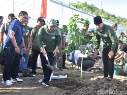 Gubernur Khofifah Ajak Hijaukan Bekas Tambang Galian C dengan Tanam Pohon