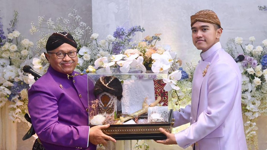 kaesang pangarep Acara Midodareni