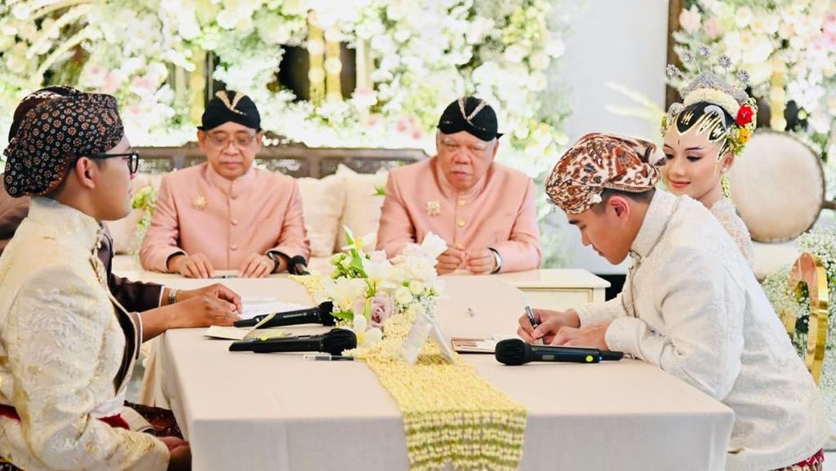 Akad Nikah Kaesang-Erina