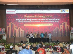 Kejar Target, Kementerian PUPR Teken Kontrak Pembangunan 126 Rusun