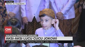 VIDEO: Aksi-Aksi Lucu Cucu Jokowi