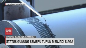 VIDEO: Status Gunung Semeru Turun Menjadi Siaga