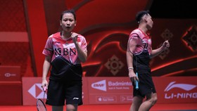 img-title Momen Pitha Mentari Menangis Lalu Dihibur Gloria di Swiss Open