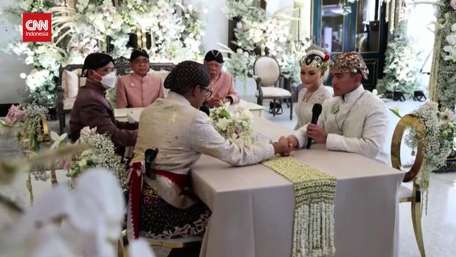 Seconds of Kaesang and Erina’s Ijab Kabul marriage agreement