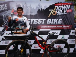 Abdul Hakim Juara Seri Kedua Balapan Downhill 2022