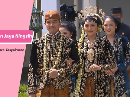 Disambut Tarian Jaya Ningsih, Intip Rangkaian Acara Tasyakuran Kaesang dan Erina