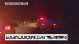 VIDEO: Evakuasi Seluruh Korban Ledakan Tambang Rampung