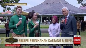 VIDEO: Ganjar Pranowo Kondangan ke Resepsi Pernikahan Kaesang-Erina