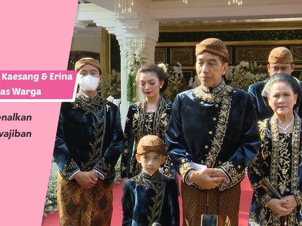 Kirab Pengantin Kaesang & Erina Disambut Antusias Warga, Jokowi: Mengenalkan Budaya Itu Kewajiban