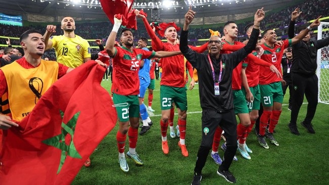 Maroko mencetak sejarah sebagai negara Muslim pertama yang berhasil lolos ke semifinal Piala Dunia 2022 setelah mengalahkan Portugal 1-0.
