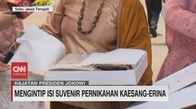 VIDEO: Melihat Suvenir Akad Nikah Kaesang-Erina