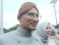 Hadiri Tasyakuran Kaesang, Sandiaga: Makanan Cuma Ada Dua