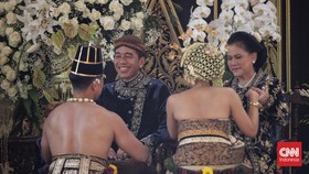 Jokowi Ucapkan Terima Kasih Pernikahan Kaesang-Erina Lancar