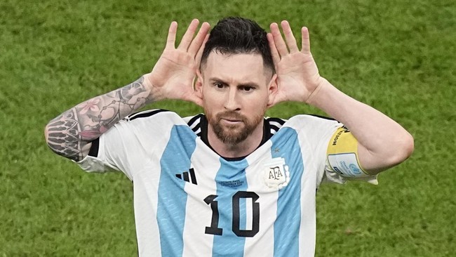 Kapten Argentina Lionel Messi punya rekor yang lumayan jika melawan timnas Prancis jelang final Piala Dunia 2022.