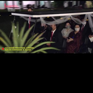 Megawati & Puan Maharani Hadir Pakai Mobil Golf di Tasyakuran Kaesang-Erina