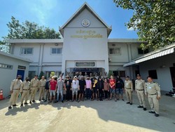 34 WNI Korban Online Scam Dibawa ke Markas Polisi Kamboja di Phnom Penh