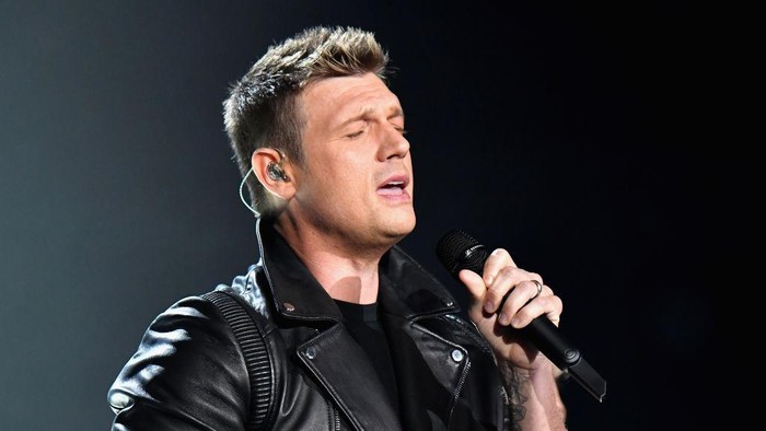 NASHVILLE, TN - JUNE 06:  Nick Carter of Backstreet Boys performs onstage at the 2018 CMT Music Awards at Bridgestone Arena on June 6, 2018 in Nashville, Tennessee.  (Photo by Jeff Kravitz/FilmMagic)