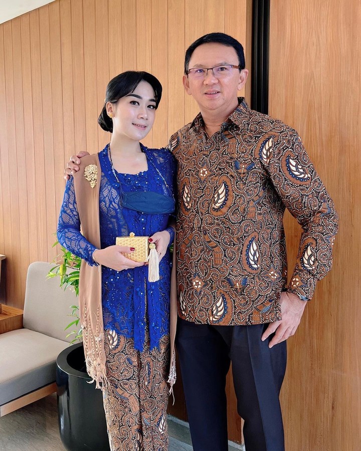 Ahok dan Puput di Pernikahan Kaesang Erina