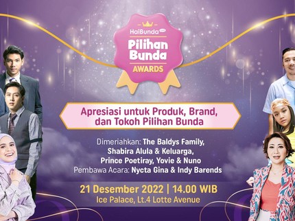 Saksikan Pilihan Bunda Awards 2022 Hari Ini, Dipandu Indy Barends & Nycta Gina