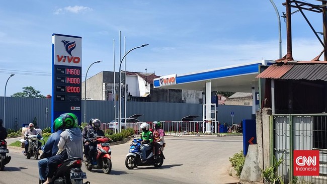 Harga BBM di SPBU Vivo turun untuk bensin berkadar oktan (RON) 90 dan 92. Sementara, kenaikan harga terjadi untuk Revvo 95.