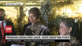 VIDEO: Pernikahan Kaesang Erina Lancar, Jokowi Ungkap Rasa Syukur