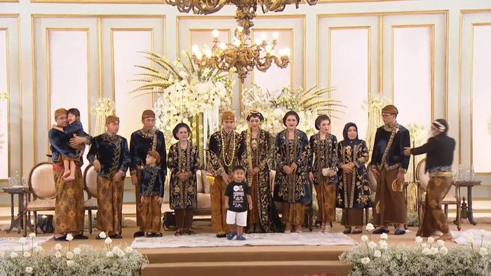 Potret Kocak Nahyan di Pernikahan Kaesang dan Erina