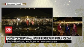 VIDEO: Tokoh-Tokoh Nasional Hadiri Pernikahan Putera Jokowi
