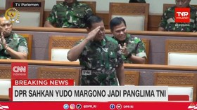 VIDEO: DPR Sahkan Yudo Margono Jadi Panglima TNI