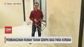 VIDEO: Menengok Pembangunan Rumah Tahan Gempa Cianjur